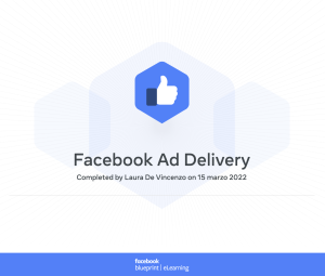 Facebook marketing manager Laura De Vincenzo - Facebook blueprint