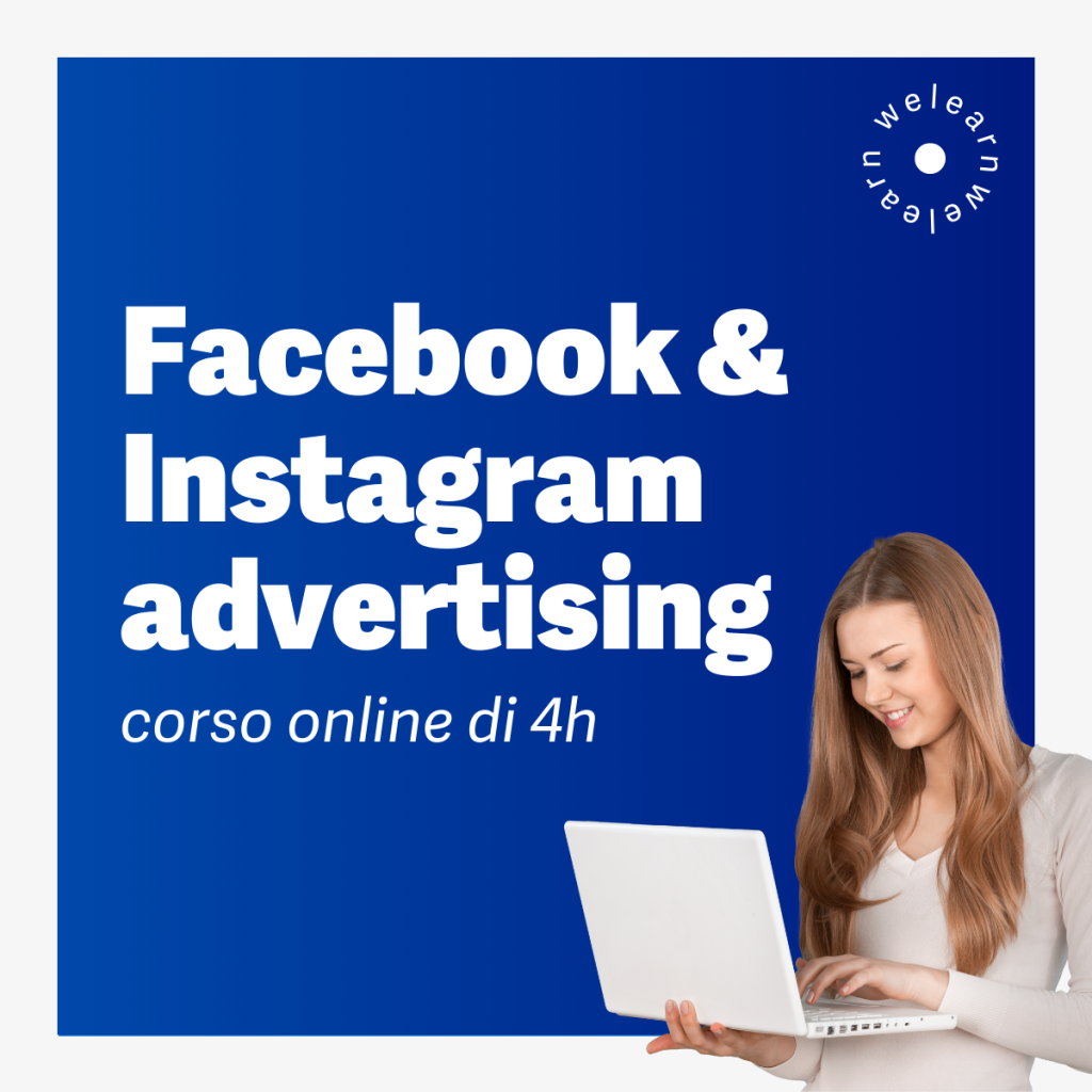 corso online facebook e instagram advertising