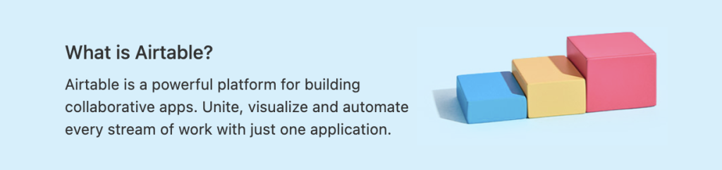 cos'è airtable e a cosa serve