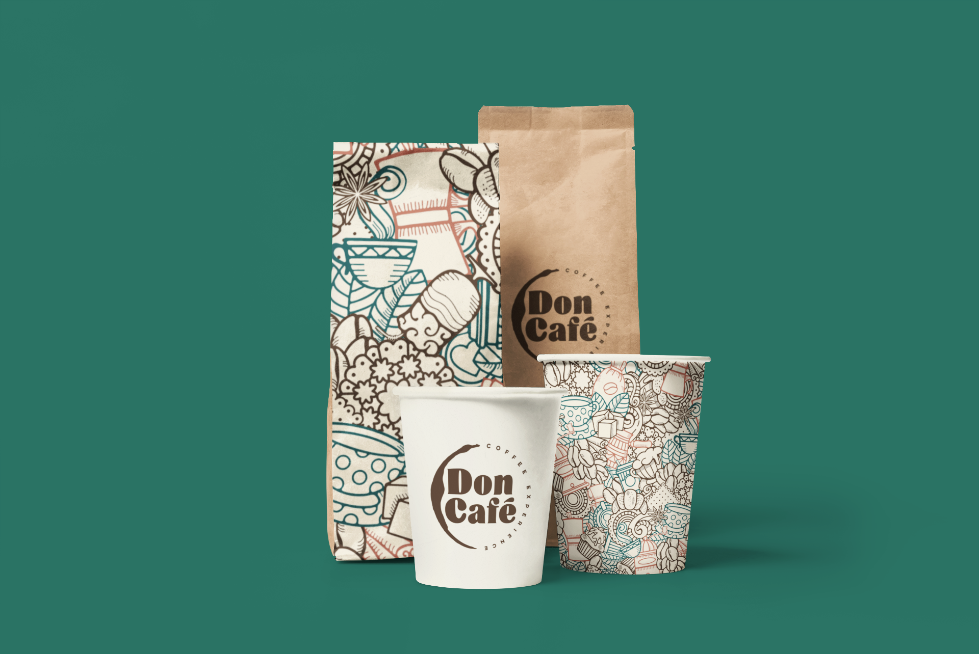 don cafè street art coffee - brand identity