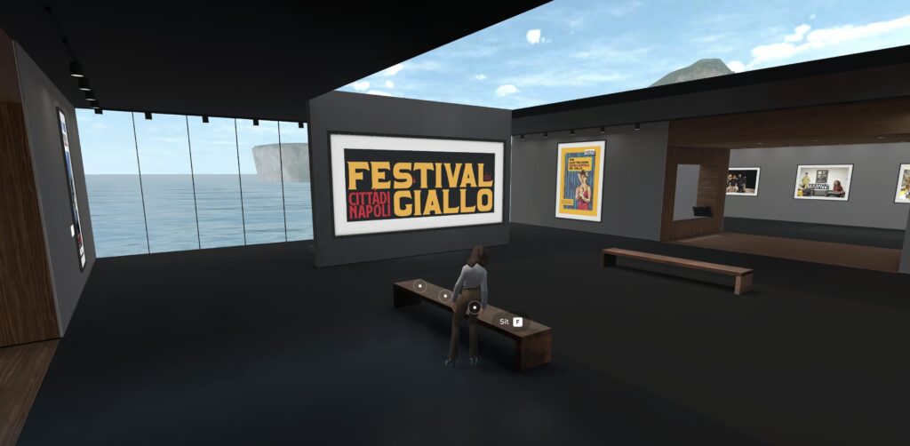 festival del giallo 2025 galleria nel metaverso realizzata da wehub